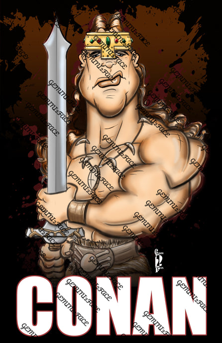 Conan w/background JPEG PNG File Gemini2face Art E-Store 