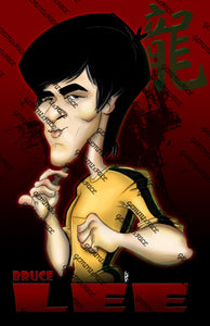 Bruce Lee w/background JPEG PNG File Gemini2face Art E-Store 
