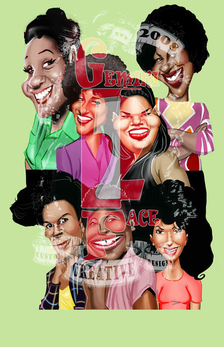 Black Moms Rock w/o background PNG PNG File Gemini2face Art E-Store 