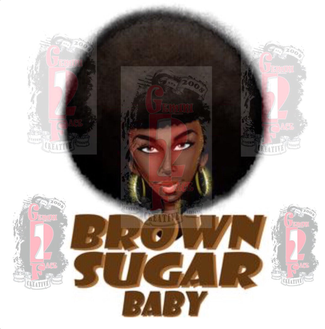 Brown Sugar Baby (exclusive) PNG PNG File Gemini2face Art E-Store 