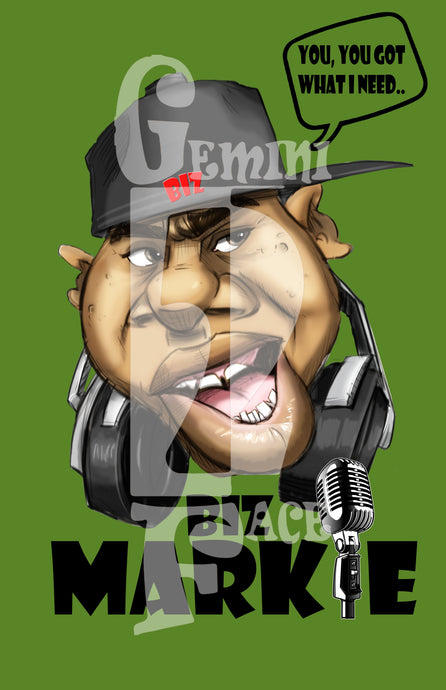 Biz Markie (exclusive) PNG PNG File Gemini2face Art E-Store 