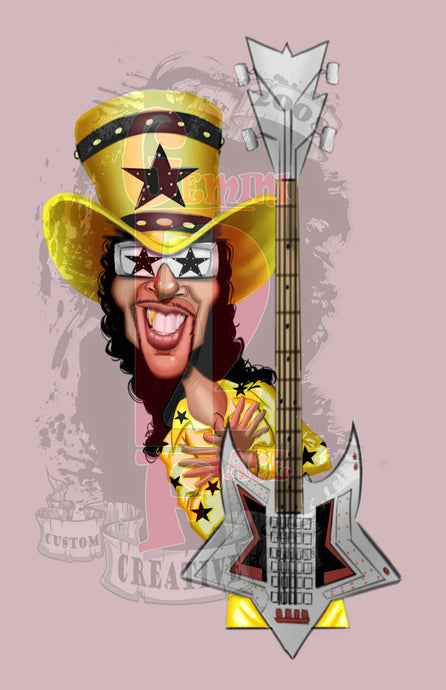 Bootsy w/o background PNG PNG File Gemini2face Art E-Store 