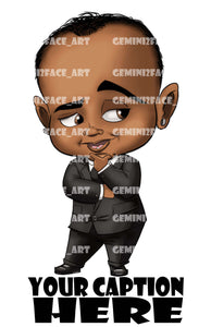 Little Boss Man Youth Gemini2face Art E-Store 