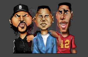 Boyz N Hood w/o background PNG PNG File Gemini2face Art E-Store 