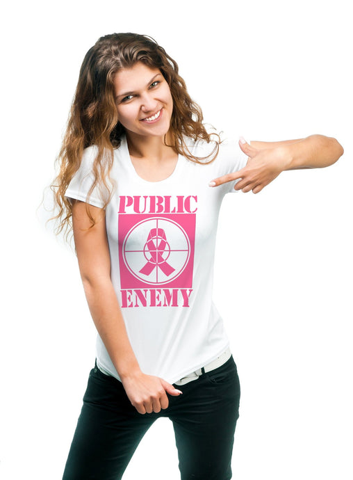 Fight The Power (Breast Cancer) Shirt Gemini2face Art E-Store 