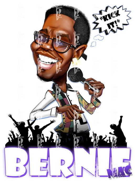 Bernie Mac PNG PNG File Gemini2face Art E-Store 