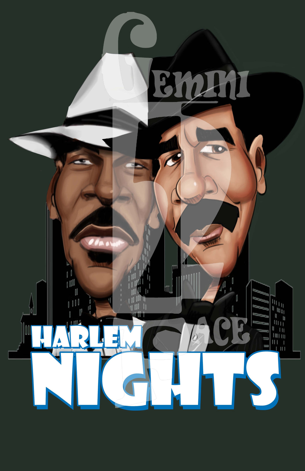 Harlem Nights PNG PNG File Gemini2face Art E-Store 