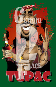 Tupac PNG (version 2) PNG File Gemini2face Art E-Store 