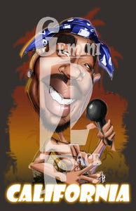 Tupac PNG (version 1) PNG File Gemini2face Art E-Store 