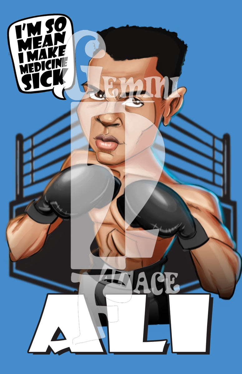 Ali w/o background (exclusive) PNG – Gemini2face Art E-Store