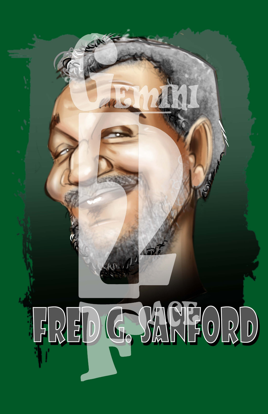 Fred Sanford PNG PNG File Gemini2face Art E-Store 