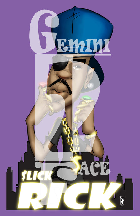 Slick Rick (basic) PNG PNG File Gemini2face Art E-Store 