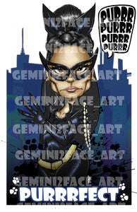 Cat Woman PNG PNG File Gemini2face Art E-Store 