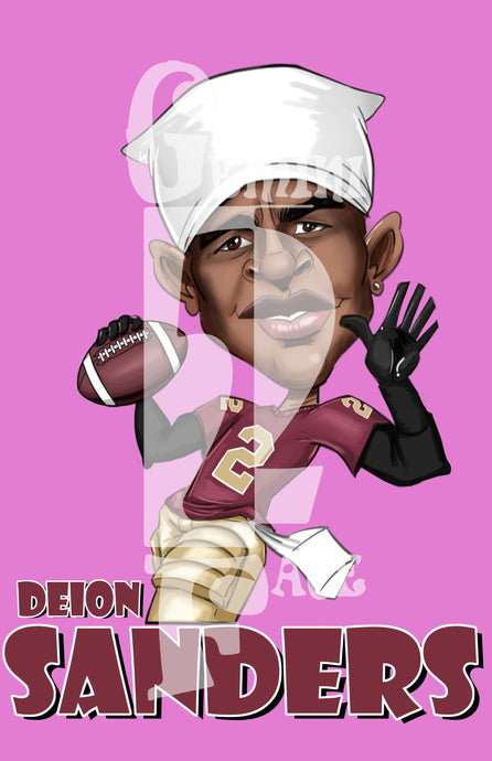 Deion FSU (exclusive) PNG PNG File Gemini2face Art E-Store 