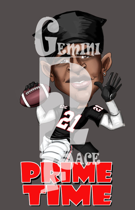 Deion Falcons (exclusive) PNG PNG File Gemini2face Art E-Store 