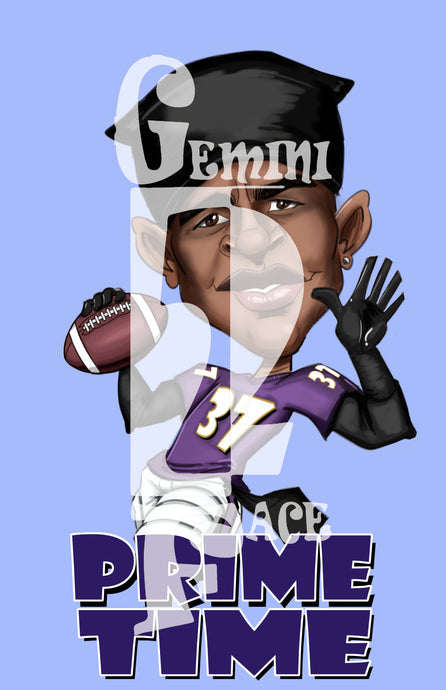 Deion Ravens (exclusive) PNG PNG File Gemini2face Art E-Store 