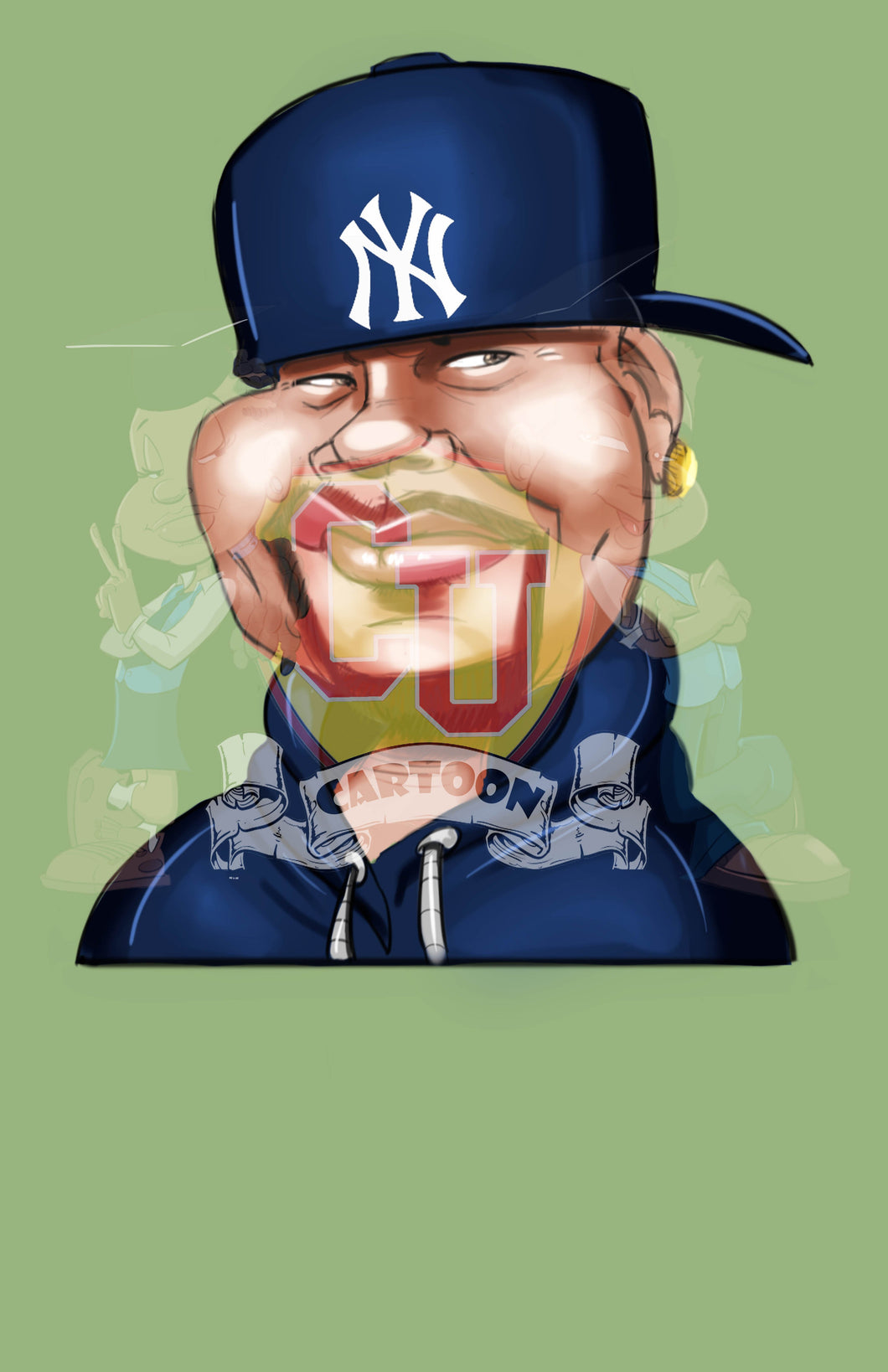 Fat Joe w/o background (exclusive) PNG PNG File Gemini2face Art E-Store 