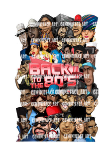 Hip Hop Mural Hoodie Gemini2face Art E-Store 