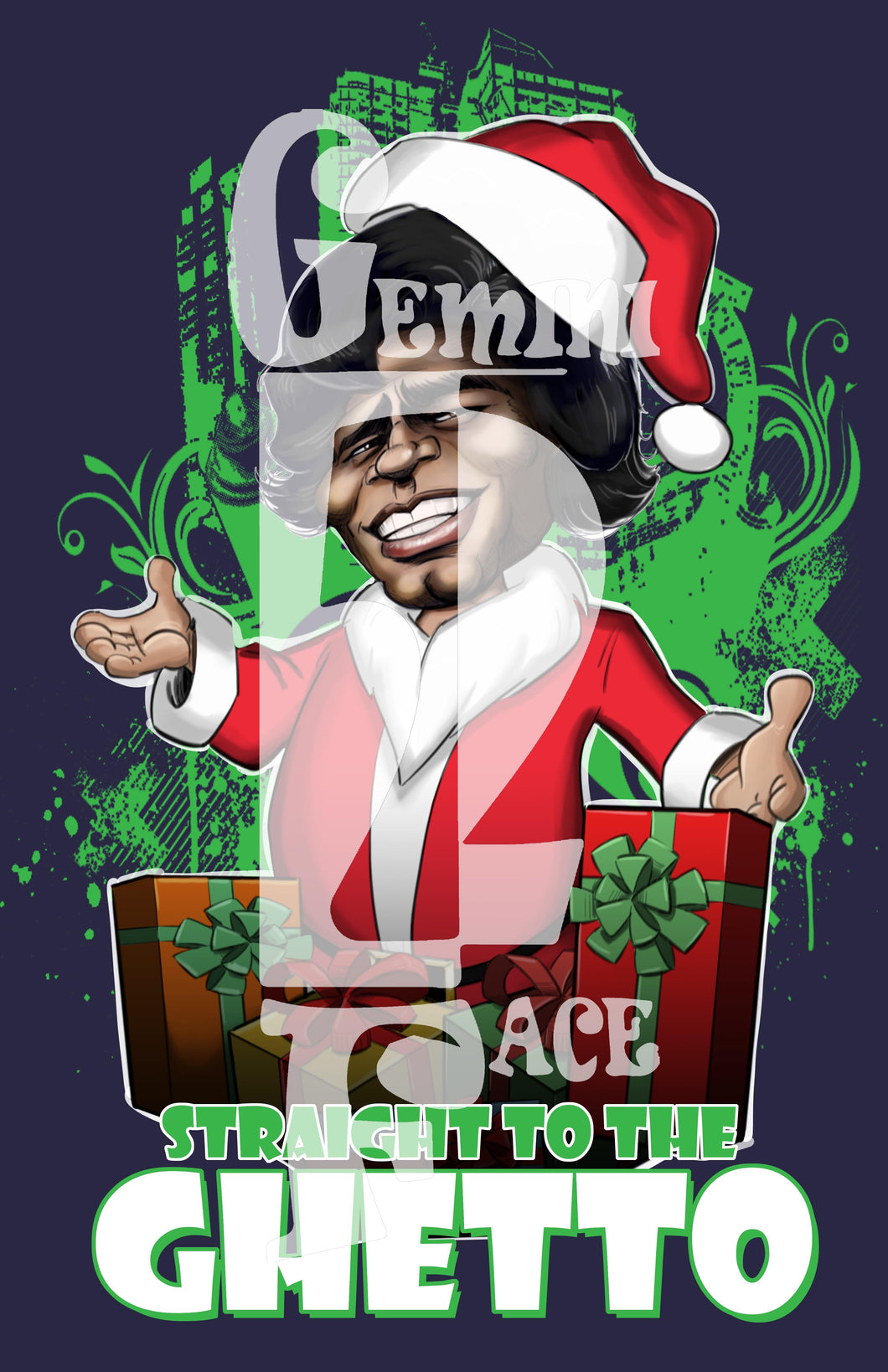 James Christmas w/background PNG PNG File Gemini2face Art E-Store 