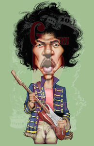 Hendrix w/o background PNG PNG File Gemini2face Art E-Store 