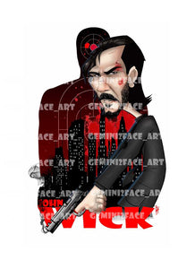 John Wick The Ultimate Assassin (DTG) Shirt Gemini2face Art E-Store 