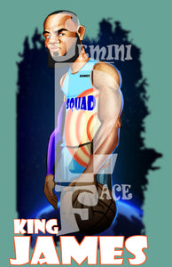 King James (exclusive) PNG PNG File Gemini2face Art E-Store 