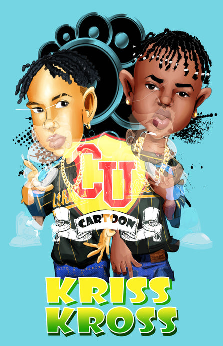 Kriss Kross w/background (exclusive) PNG PNG File Gemini2face Art E-Store 