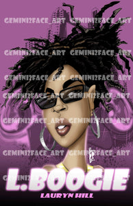 Lauryn Hill PNG PNG File Gemini2face Art E-Store 