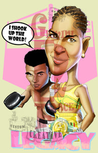 Laila and Muhammad w/background PNG PNG File Gemini2face Art E-Store 