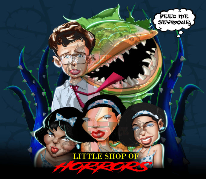 Little Shop of Horror 20 oz Tumbler Template Tumbler Gemini2face Art E-Store 