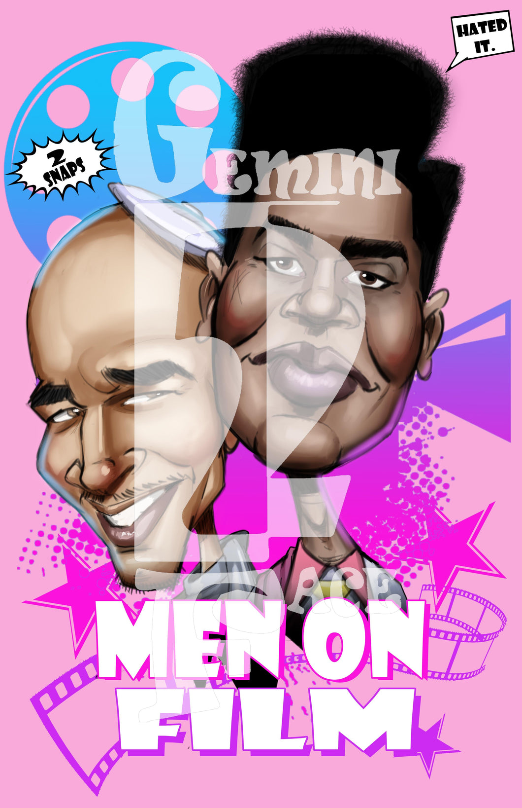 Blaine & Antoine w/background PNG PNG File Gemini2face Art E-Store 