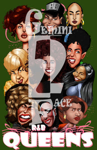 Queens of R&B w/words PNG PNG File Gemini2face Art E-Store 