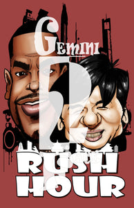 Rush Hour w/background (exclusive) PNG PNG File Gemini2face Art E-Store 