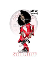 Load image into Gallery viewer, Shonuff II Short Sleeve (DTG) Shirt Gemini2face Art E-Store 
