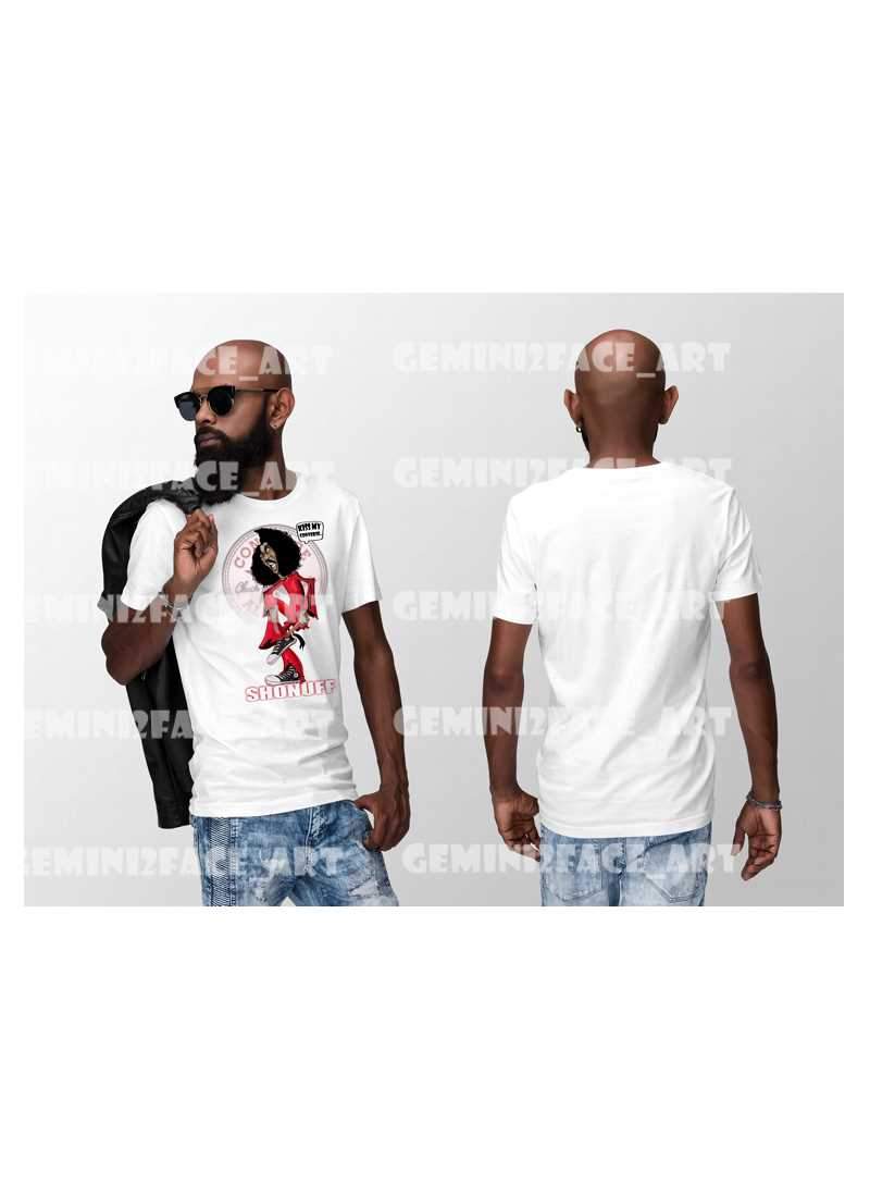 Shonuff II Short Sleeve (DTG) Shirt Gemini2face Art E-Store 