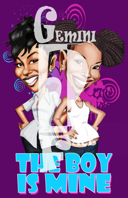 Brandy & Monica w/background PNG PNG File Gemini2face Art E-Store 