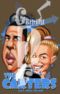 The Carters w/background PNG PNG File Gemini2face Art E-Store 