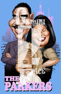 The Parkers w/background PNG PNG File Gemini2face Art E-Store 