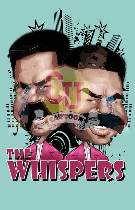 The Whispers w/background (exclusive) PNG PNG File Gemini2face Art E-Store 