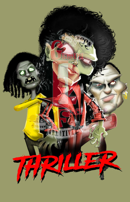 Thriller w/o background PNG PNG file Gemini2face Art E-Store 