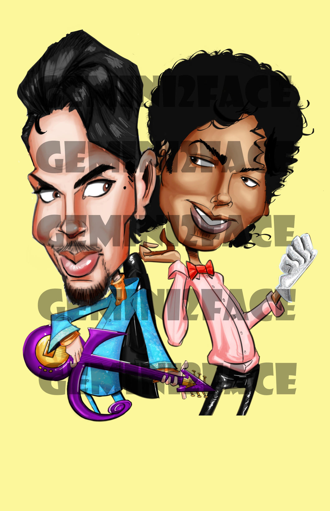 Prince Verzuz MJ w/o background PNG PNG File Gemini2face Art E-Store 