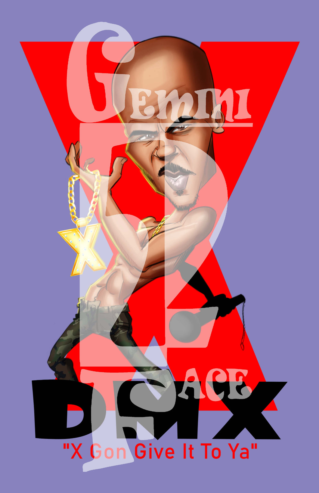 DMX w/background version 2 (exclusive) BOGO PNG PNG File Gemini2face Art E-Store 