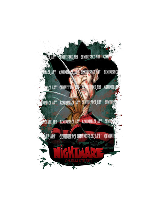 Freddy Krueger (exclusive) PNG PNG File Gemini2face Art E-Store 