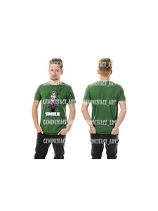 Joker Short Sleeve (DTG) Shirt Gemini2face Art E-Store 